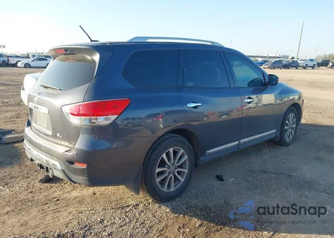 2014 Nissan Pathfinder Sl z USA, uszkodzony, nr VIN 5N1AR2MN3EC735049
